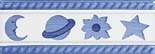 CENEFA 7X20 DECORADO A TREPA UNIVERSO AZUL CELESTE - MLM
